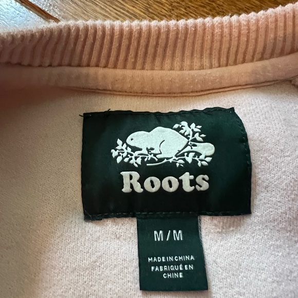 Cozy Roots Crewneck sweatshirt. Light Pink. GUC. N/S - Picture 3 of 3